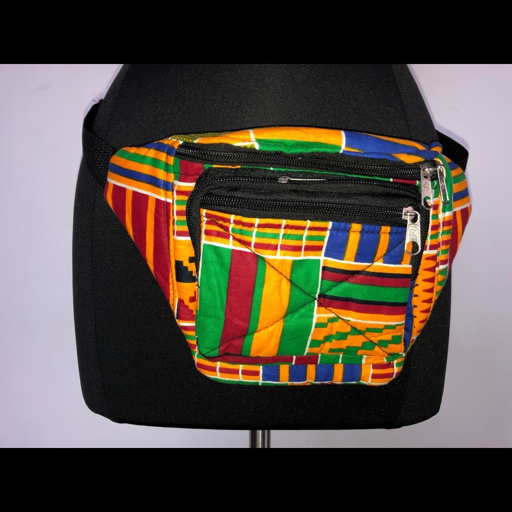 Handmade African Kente Cloth Fanny Pack